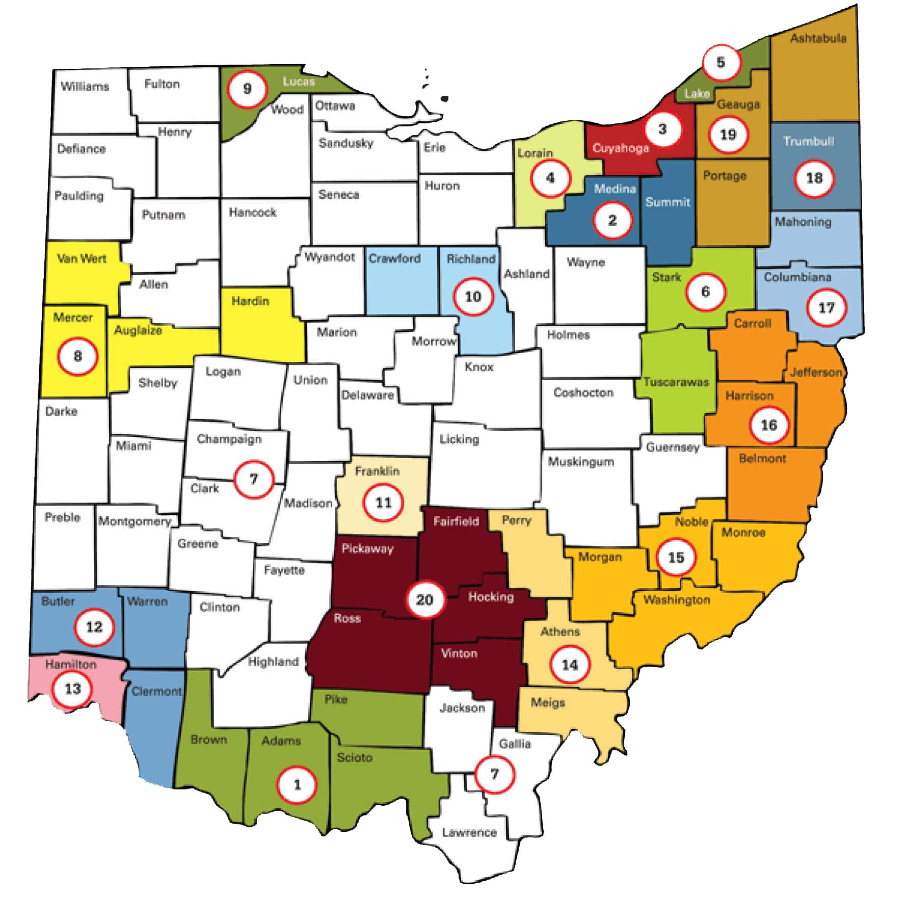 Workforce Area Map